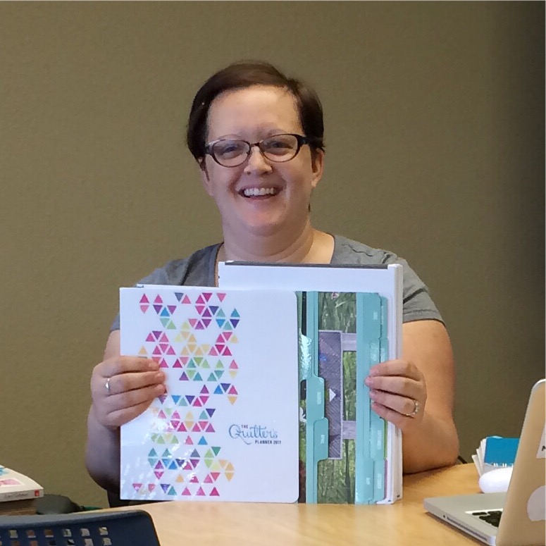 Lindsie and the 2017 Quilters Planner